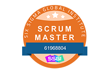 Scrum Master certification badge